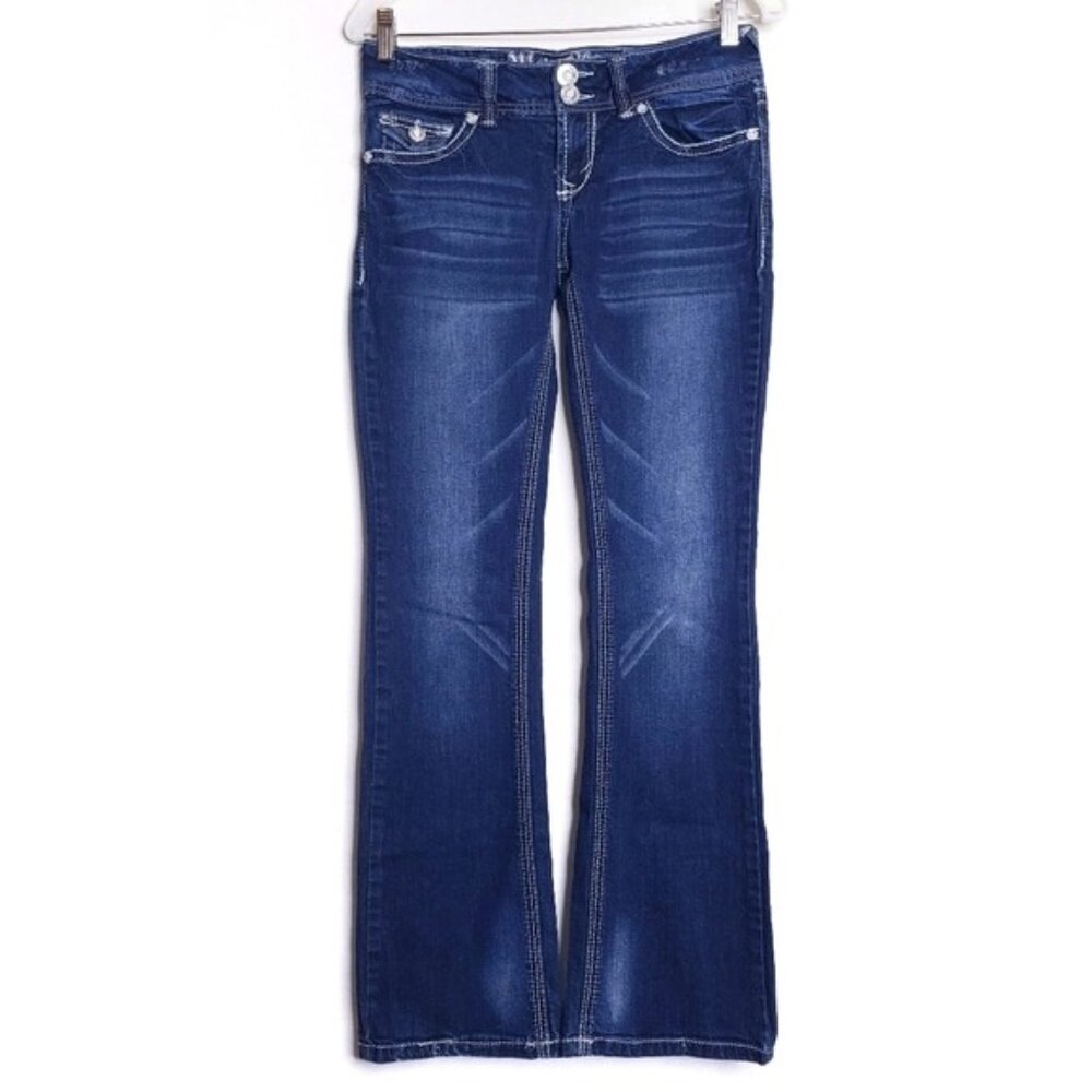 Wallflower Vintage Embellished Boot Cut Jeans Women's Junior's Size 5